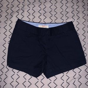 J.Crew cotton chino shorts in navy